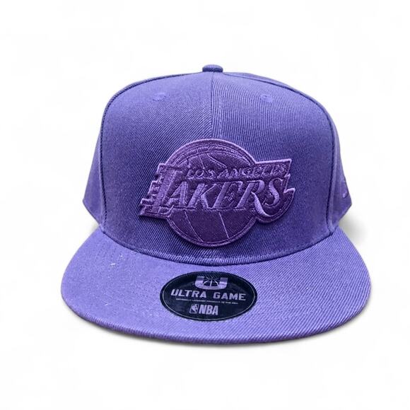 Los Angeles Lakers Ultra Game NBA Triple Purple Snapback Hat